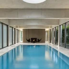 Choose modern design elements to optimize your pool Modern Pool